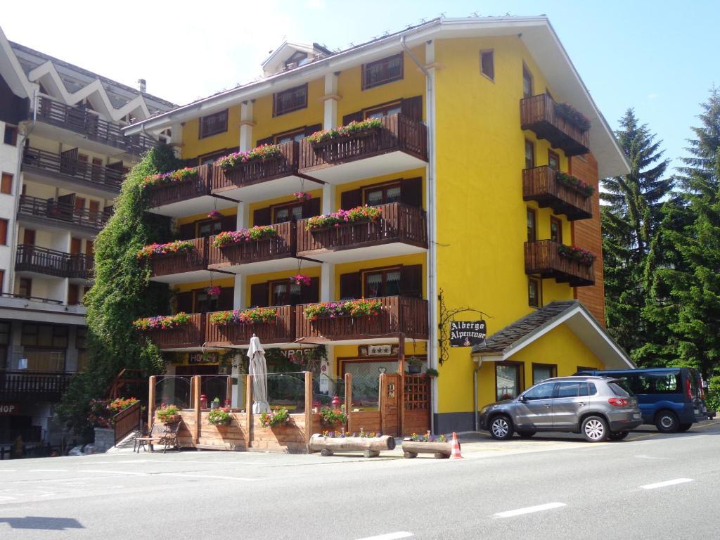 Albergo Alpenrose Ski&Bike Mountain Hotel Gressoney-Saint-Jean Buitenkant foto